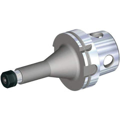 Kennametal - 0.5mm to 13mm Capacity, 100mm Projection, Modular Connection, ER20 Collet Chuck - Through-Spindle - Exact Tool & Supply
