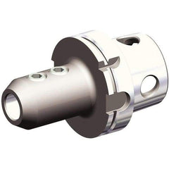 Kennametal - KM4X100 Modular Connection 1/4" Hole End Mill Holder/Adapter - 1" Nose Diam, 3" Projection, Through-Spindle Coolant - Exact Tool & Supply