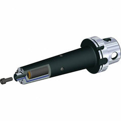 Kennametal - KM4X100 Modular Connection 22mm Pilot Diam Shell Mill Holder - 260mm Flange to Nose End Projection, 49mm Nose Diam, M10x1.5 Lock Screw, Through-Spindle Coolant - Exact Tool & Supply