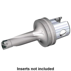 Kennametal - 1.88" Max Drill Depth, 3xD, 0.6252" Diam, Indexable Insert Drill - KM40 Modular Connection Shank - Exact Tool & Supply