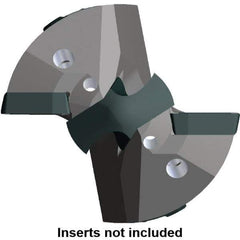 Kennametal - Series KSEM Plus, Head Connection FDS45, 45mm Max Diam Pilot Insert Drill Head - 18mm Pilot Drill Diam, 30mm Head Length - Exact Tool & Supply