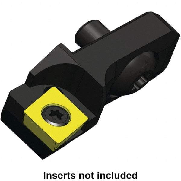Kennametal - Series Romicron, Right Hand Cut, Boring Cartridge - 7.01mm Back of Bar to Cutting Edge, CP.. 0602.., CP.. 215.. Insert, 19.2mm OAL, 0° Lead Angle - Exact Tool & Supply