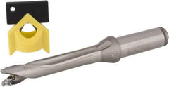 Kennametal - 13.1 to 13.49mm Diam, 5xD, 67.56mm Max Depth, 15.88mm Shank Diam, 3.41" Flute, 139.95mm OAL, Replaceable Tip Drill - P Seat Size, KTIP Toolholder, Series KenTIP - Exact Tool & Supply