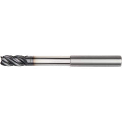 Kennametal - 12mm, 4 Flute, Single End, Solid Carbide, Corner Chamfer End Mill - 125mm OAL, 38° Helix, Right Hand Flute, 24mm LOC, Right Hand Cut, 73mm Extended Reach - Exact Tool & Supply