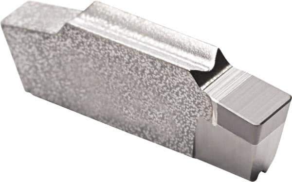 Seco - 160304LCGN LF Grade CBN010, 3mm Cutting Width PCBN Grooving Insert - 2.5mm Max Depth of Cut, Neutral, 0.4mm Corner Radius, Uncoated - Exact Tool & Supply