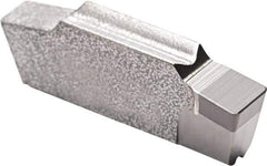 Seco - 160304LCGN LF Grade CBN010, 3mm Cutting Width PCBN Grooving Insert - 2.5mm Max Depth of Cut, Neutral, 0.4mm Corner Radius, Uncoated - Exact Tool & Supply