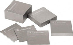 Kennametal - 4-1/8 Inch Square EDM Block - 29/64 Inch Thick - Exact Tool & Supply