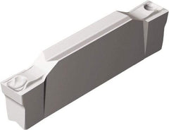 Sandvik Coromant - E2N123 GF Grade H13A, 2mm Cutting Width Carbide Grooving Insert - 19.2mm Max Depth of Cut, Neutral, 0.4mm Corner Radius, Uncoated - Exact Tool & Supply