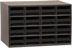 Akro-Mils - 16 Drawer, Small Parts Cabinet - 11" Deep x 17" Wide x 11" High - Exact Tool & Supply