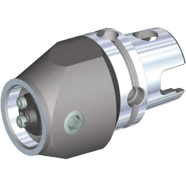 Kennametal - KM80TS Outside Modular Connection, KM63 Inside Modular Connection, 63mm Hole Diam, KM80TS to KM63 Offset Reducing Adapter - 105mm Projection, 63mm Nose Diam, 149.95mm OAL, Through Coolant - Exact Tool & Supply