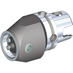 Kennametal - KM80TS Outside Modular Connection, KM63 Inside Modular Connection, 63mm Hole Diam, KM80TS to KM63 Offset Reducing Adapter - 105mm Projection, 63mm Nose Diam, 149.95mm OAL, Through Coolant - Exact Tool & Supply