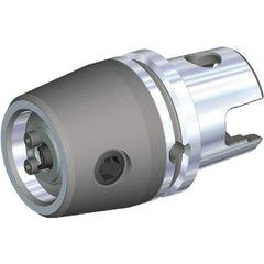 Kennametal - KM63XMZ Outside Modular Connection, KM50 Inside Modular Connection, KM63 to KM50 Reducing Adapter - 65mm Projection, 50mm Nose Diam, Through Coolant - Exact Tool & Supply