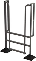 TRI-ARC - 72" 3 Step Configurable Rooftop Ladder - 90° Incline, 500 Lb Capacity, 30" Platform Height, 52-1/4" Base Width x 26" Base Depth, Perforated Tread - Exact Tool & Supply