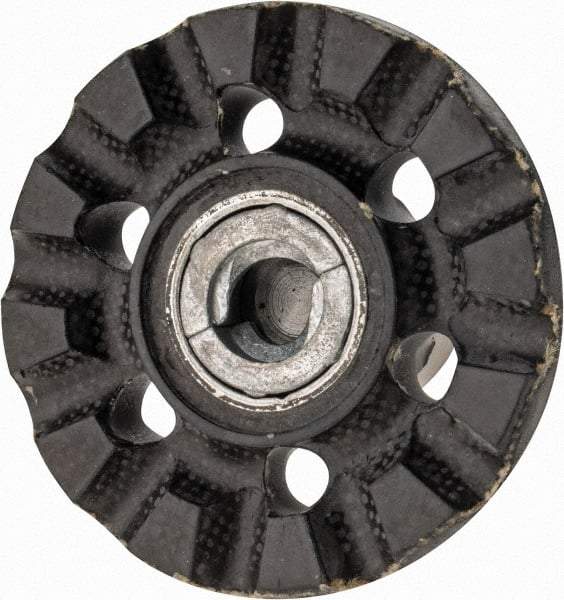 3M - 2" Diam Disc Backing Pad - 1/4" Shank Diam, Hard Density, 20,000 RPM, Roloc TS Compatible - Exact Tool & Supply