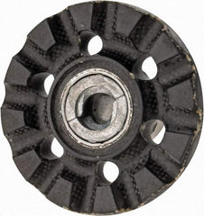 3M - 2" Diam Disc Backing Pad - 1/4" Shank Diam, Hard Density, 20,000 RPM, Roloc TS Compatible - Exact Tool & Supply