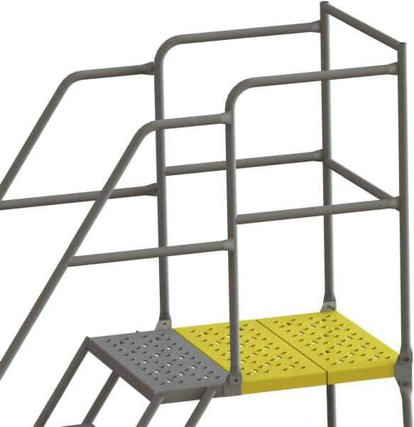 TRI-ARC - Deep Top Ladder Ladder Kit - For Use with Forward Descent Serrated Rolling Ladder - Exact Tool & Supply