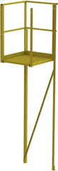 TRI-ARC - 30" 3 Step Turn Platform - Crossover, 1,000 Lb Capacity, 30" Platform Height, 30" Base Width x 30-1/2" Base Depth, Perforated Tread - Exact Tool & Supply