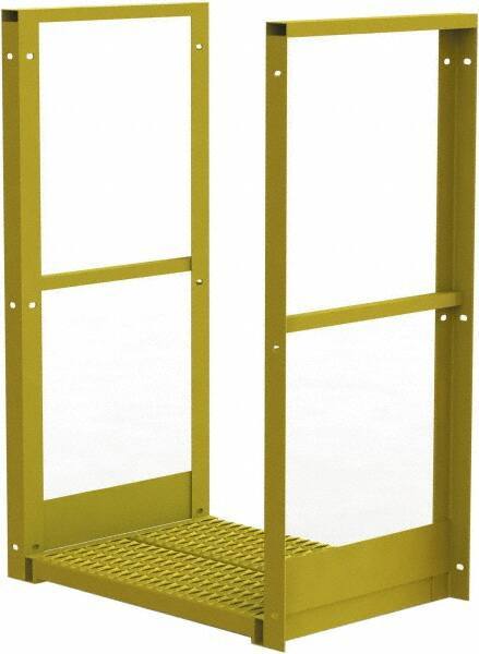 TRI-ARC - 44" Bridge Span - Crossover, 1,000 Lb Capacity, 44" Platform Height, 30" Base Width x 20" Base Depth, Serrated - Exact Tool & Supply