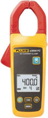 Fluke - FLK-A3000 FC, CAT III, Digital True RMS Wireless Clamp Meter with 1.3386" Clamp On Jaws - 400 AC Amps, Measures Current - Exact Tool & Supply