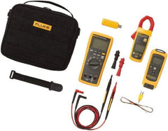 Fluke - 7 Piece, FC Series Wireless Multimeter Kit - 1,000 Volt Max, LCD Display - Exact Tool & Supply