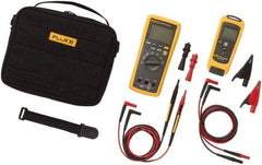 Fluke - 7 Piece, FC Wireless AC Voltage Kit - 1,000 Volt Max, LCD Display - Exact Tool & Supply