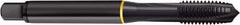 Guhring - 1/4-20 UNC, Oxide Finish, Cobalt Spiral Point Tap - Plug Chamfer, Right Hand Thread, 2-1/2" OAL, 0.629" Thread Length, 0.255" Shank Diam, 2B/3B Class of Fit, Series 4402 - Exact Tool & Supply