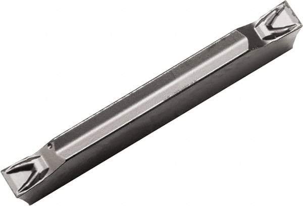 Kyocera - 2520GDM PQ Grade PR1225, 2.5mm Cutting Width Carbide Grooving Insert - Neutral, 0.1mm Corner Radius, Megacoat Finish - Exact Tool & Supply