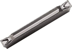 Kyocera - 2520GDM PQ Grade PR1225, 2.5mm Cutting Width Carbide Grooving Insert - Neutral, 0.1mm Corner Radius, Megacoat Finish - Exact Tool & Supply