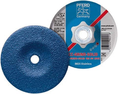 PFERD - 46 Grit, 7" Wheel Diam, Type 27 Depressed Center Wheel - Aluminum Oxide - Exact Tool & Supply