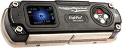 Digi-Pas - 7.4" Long, 0.000175" Graduation Sensitivity per 10", 0 Vials, Master Precision Level - Cast Iron (Base), 0.0003" Base Flatness, 2.4" Wide x 1-1/2" High - Exact Tool & Supply
