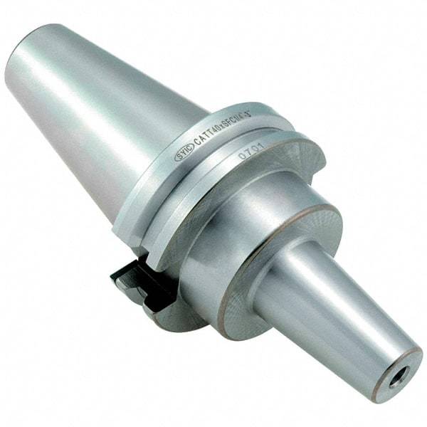 Techniks - 1/8 to 1.023" Capacity, 8" Projection, CAT40 Dual Contact Taper, ER40 Collet Chuck - 10.687" OAL - Exact Tool & Supply