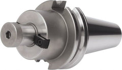 Accupro - CAT50 Dual Contact Taper Shank 5-1/2 - 6" Cutting Diam 2" Pilot Shell Mill Holder - Exact Tool & Supply