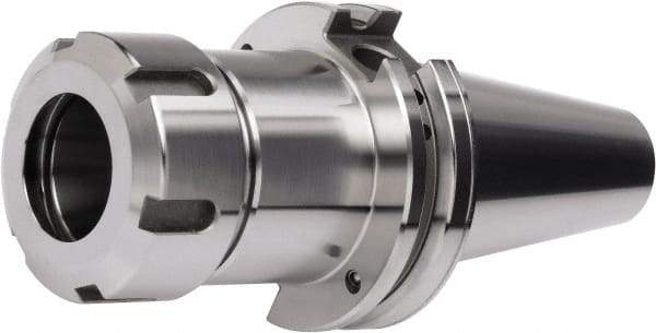 Accupro - 2mm to 20mm Capacity, 3-1/8" Projection, CAT40 Dual Contact Taper, ER32 Collet Chuck - 147.75mm OAL - Exact Tool & Supply