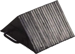 Vestil - 10" Wide x 5-1/2" High x 10" Deep, Rubber Wheel Chock - Exact Tool & Supply