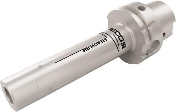 Seco - Combimaster 30.5mm HSK100A Taper Shank Milling Tip Insert Holder & Shank - 185mm Projection, 1.21" Neck Diam, M16 Neck Thread, 30.5mm Nose Diam, 235mm OAL, Steel Tool Holder - Exact Tool & Supply