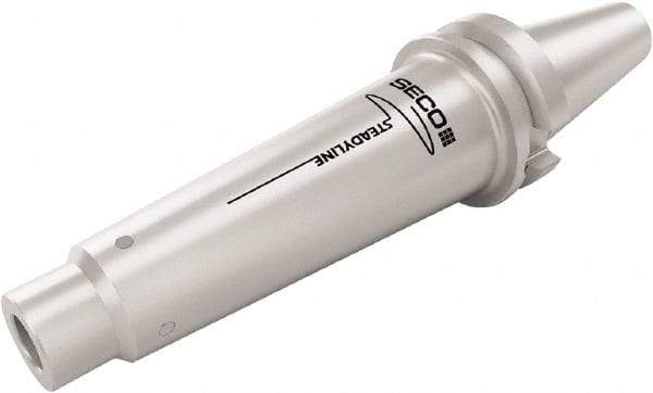 Seco - Combimaster 37mm BT50 Taper Shank Milling Tip Insert Holder & Shank - 247mm Projection, 2.283" Neck Diam, M16 Neck Thread, 30mm Nose Diam, 386.8mm OAL, Steel Tool Holder - Exact Tool & Supply