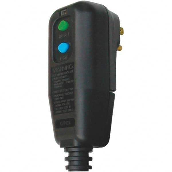 Hubbell Wiring Device-Kellems - Electrical Outlet Adapters Adapter Type: GFCI Plug Amperage: 15 - Exact Tool & Supply