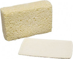 Ability One - 5-3/4" Long x 1-3/4" Wide x 1" Thick Scouring Sponge - Nonabrasive, Tan - Exact Tool & Supply