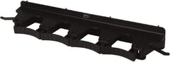 Vikan - 22 Lb Capacity, 3-5/32" Projection, Polypropylene/Rubber Wall Strip Organizer - 15-1/2" OAL - Exact Tool & Supply