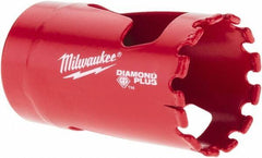 Milwaukee Tool - 1-1/8" Diam, 1-1/2" Cutting Depth, Hole Saw - Diamond Grit Saw, Continuous Edge - Exact Tool & Supply