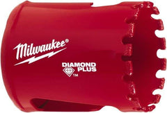 Milwaukee Tool - 1-1/2" Diam, 1-1/2" Cutting Depth, Hole Saw - Diamond Grit Saw, Continuous Edge - Exact Tool & Supply