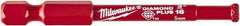 Milwaukee Tool - 3/16" Diam, 1-1/2" Cutting Depth, Hole Saw - Diamond Grit Saw, Continuous Edge - Exact Tool & Supply