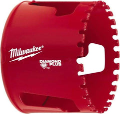 Milwaukee Tool - 2-1/2" Diam, 1-1/2" Cutting Depth, Hole Saw - Diamond Grit Saw, Continuous Edge - Exact Tool & Supply