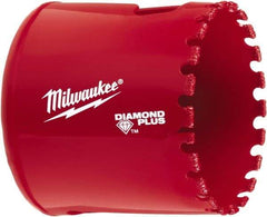 Milwaukee Tool - 2" Diam, 1-1/2" Cutting Depth, Hole Saw - Diamond Grit Saw, Continuous Edge - Exact Tool & Supply