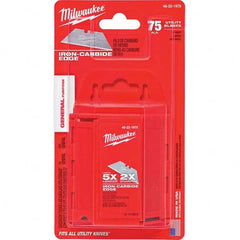 Milwaukee Tool - Knife Blades Type: Utility Knife Blade Material: Carbon Steel - Exact Tool & Supply