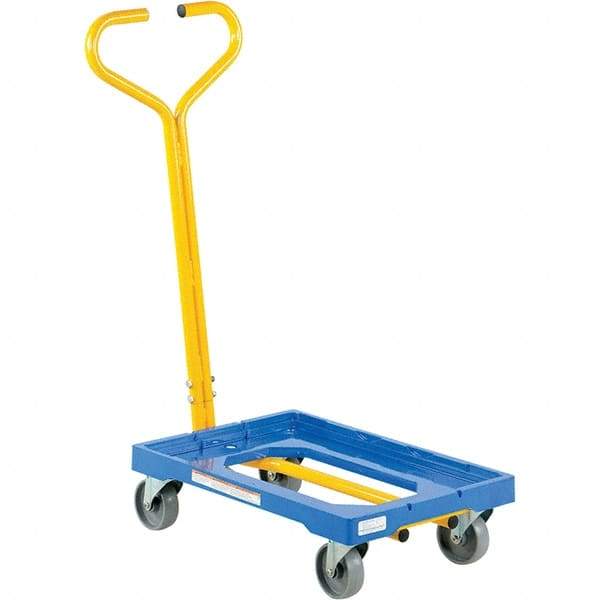 Vestil - 500 Lb Capacity Plastic Dolly - 24" Long x 16" Wide - Exact Tool & Supply