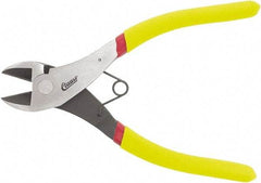Clauss - 7" OAL, Diagonal Cutter - 3/4" Jaw Length x 1/2" Jaw Width, Hot Forged Carbon Steel Handle - Exact Tool & Supply