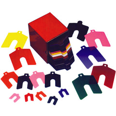 .002 RED 3X3 PLASTIC - Exact Tool & Supply