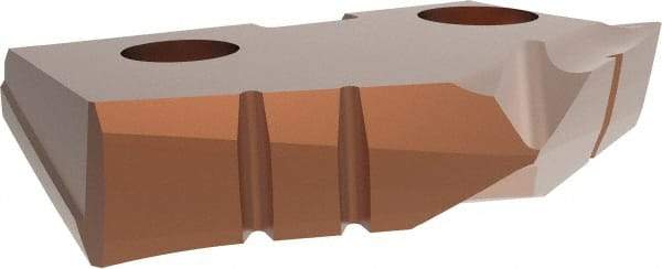 Allied Machine and Engineering - 30mm Diam x 3/16" Thick, Seat Code 2, 132° Included Angle Spade Drill Insert - AM200 Coated, Cobalt, Grade Super Cobalt, Series GEN2 T-A - Exact Tool & Supply