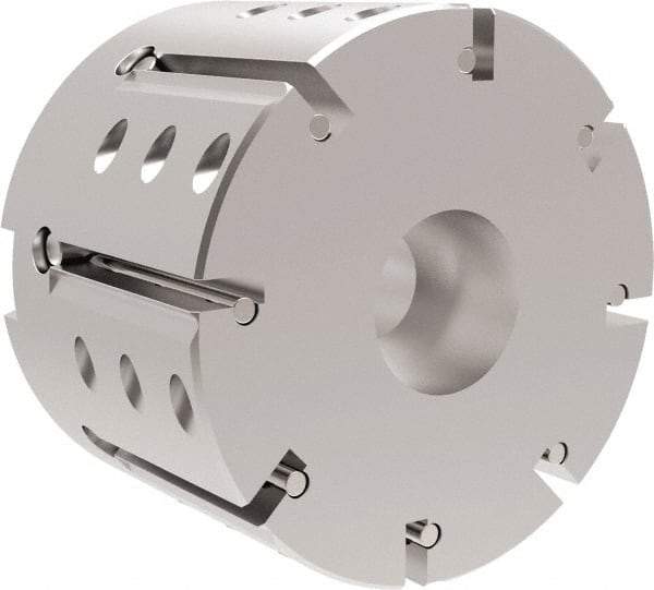 Allied Machine and Engineering - 81.48mm Cut Diam, Internal/External Indexable Thread Mill - Multiple Insert Styles, 38.1mm Insert Size, Toolholder Style THP, 57.15mm OAL - Exact Tool & Supply